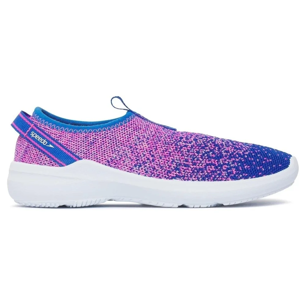 Speedo Surfknit Pro Kids Size 5 Unisex-Child Breathable Pull-On Water Shoes Pink